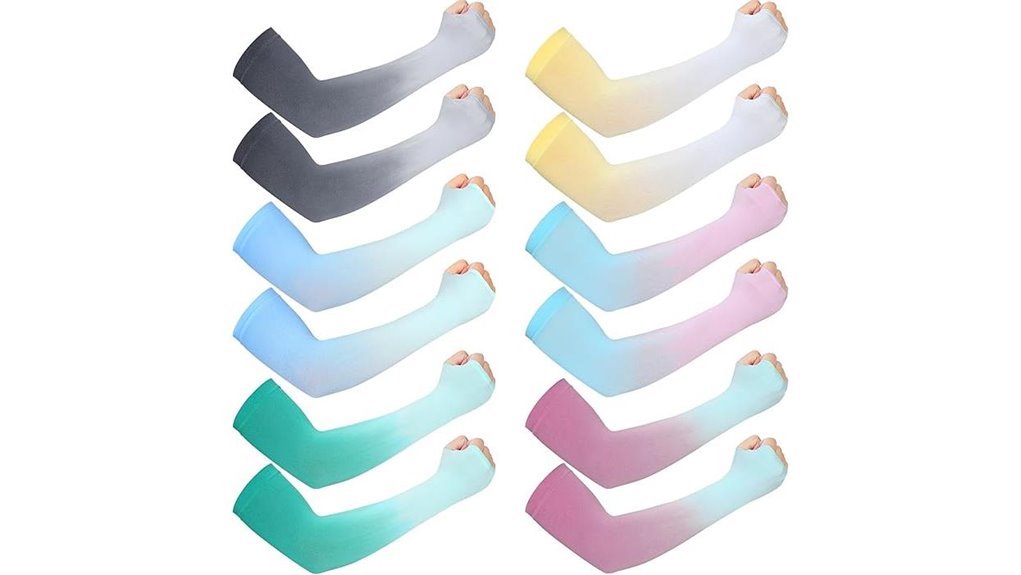 Best Packable Sun Sleeves for Walking Tours 9 jenpen 6 pair uv arm sleeves