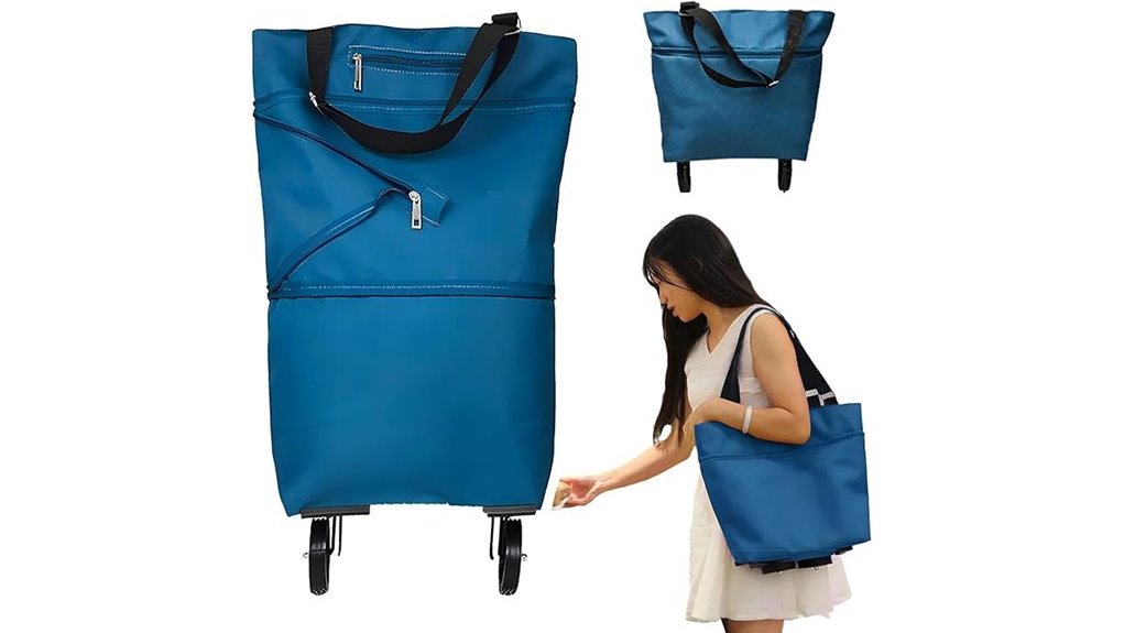 Packable Shopping Carts for City Markets Make Hauling a Breeze 9 jianwei collapsible swivel cart