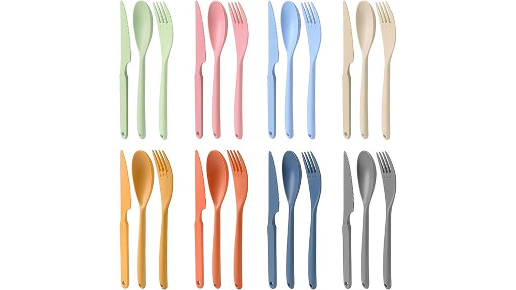 jingihe 8 set travel cutlery