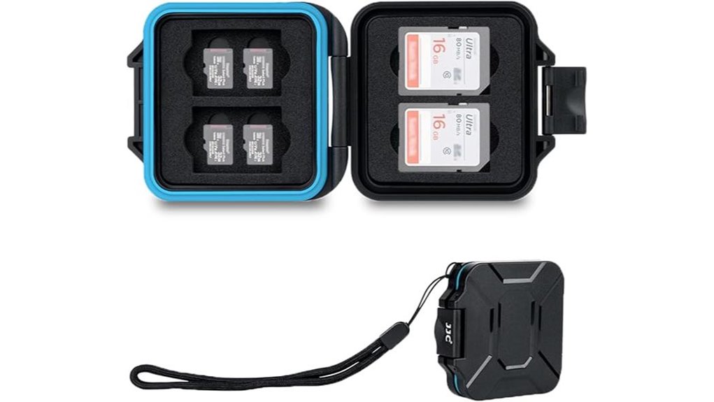 jjc 12 slot sd waterproof