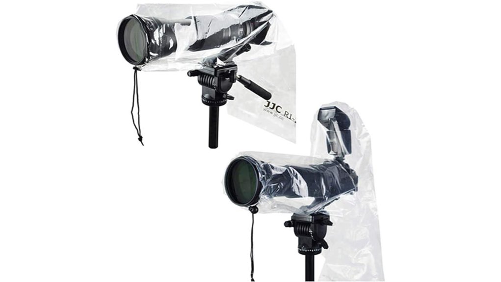 Essential Clear Reusable Camera Rain Sleeves for Travel Storms 11 jjc dslr rain covers