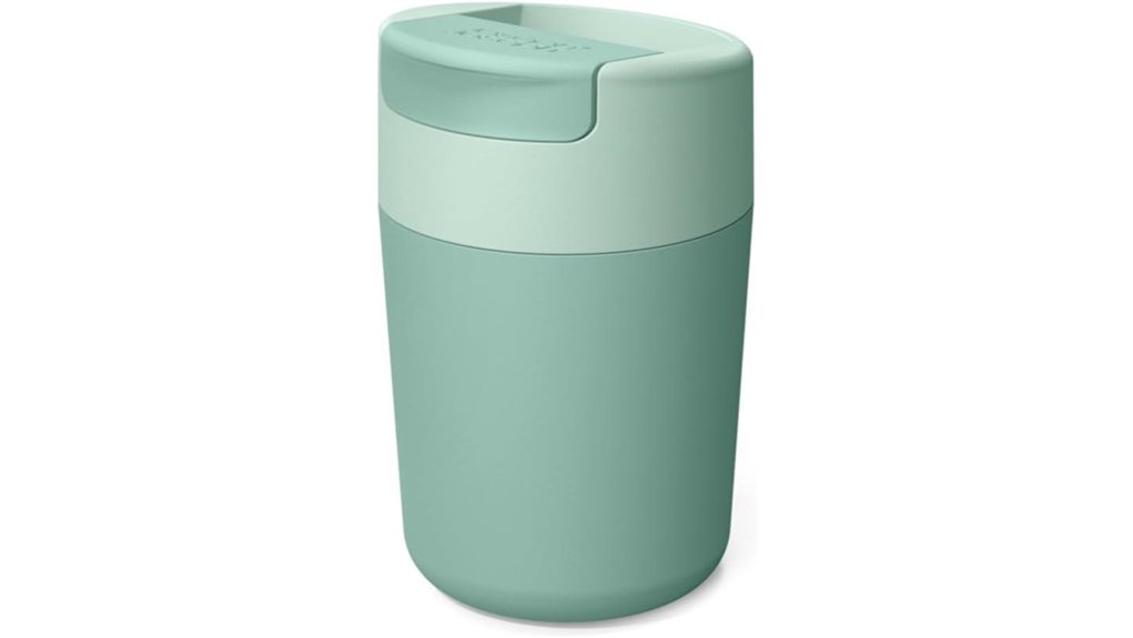 Travel Coffee Mugs With One-Hand Open Lids: Coffee on-the-Go 12 joseph joseph 340ml flip top
