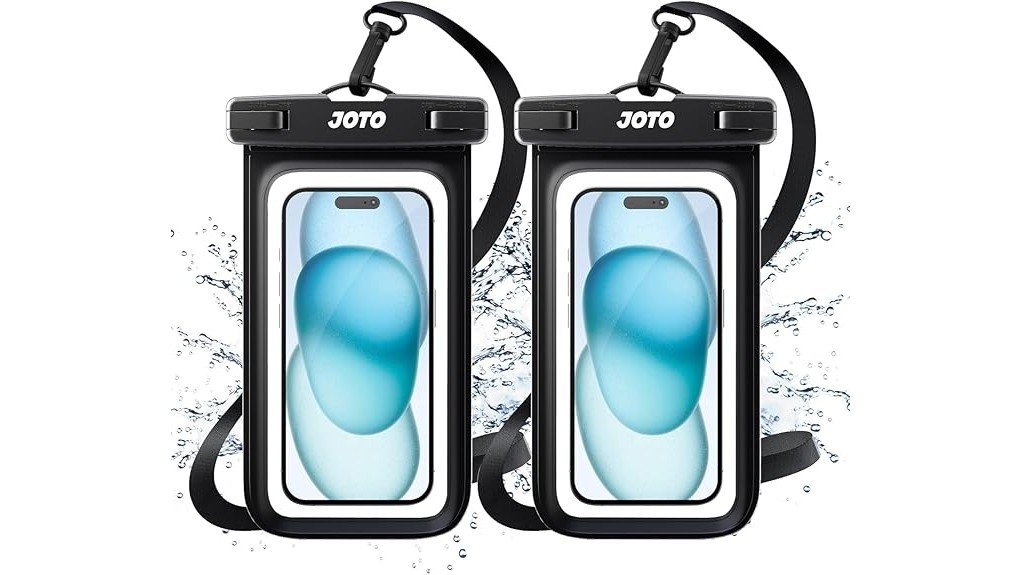 Top Clear‑Lens Waterproof Phone Pouches for Snorkeling Trips 10 joto black waterproof cases