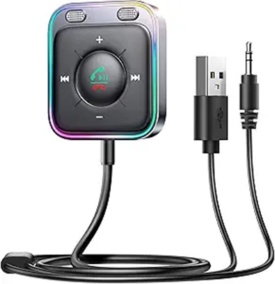 Best Bluetooth Receiver (Car AUX) for a Studio Ride 3 joyroom dual mic adapter