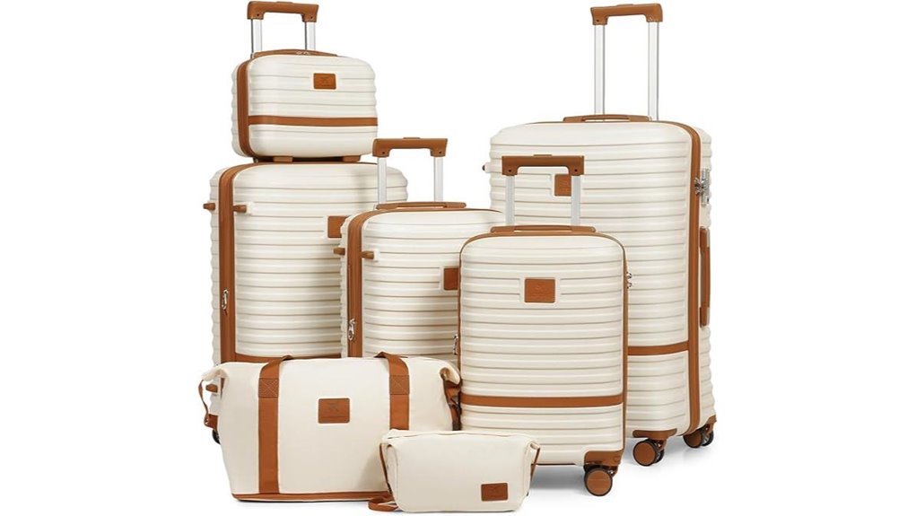 joyway hardside 7 piece spinner