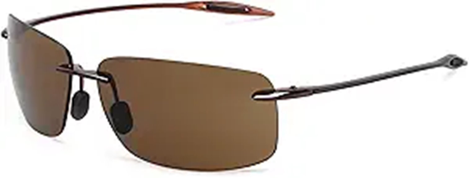 juli rimless sports sunglasses