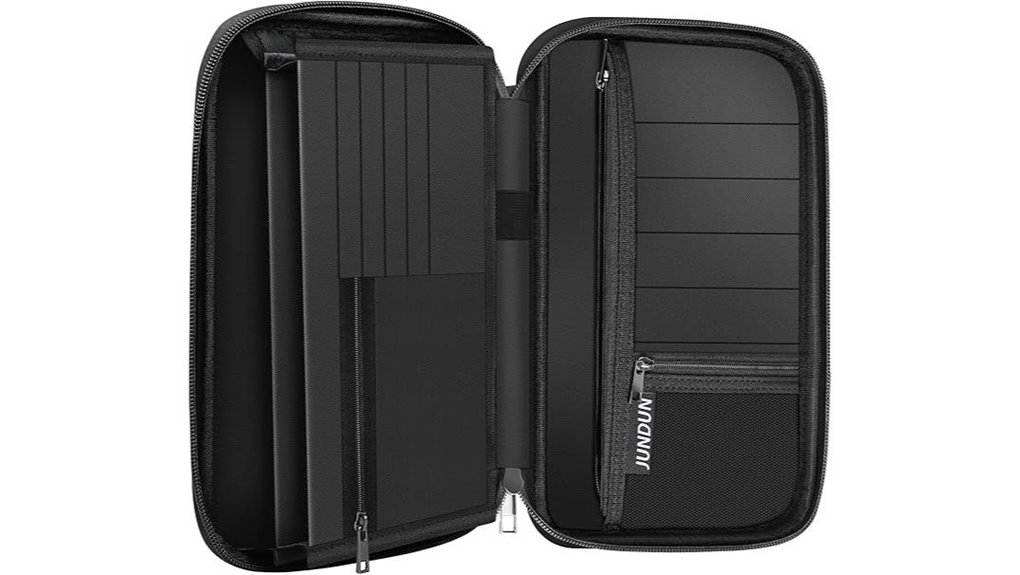 jundun fireproof two pocket passport