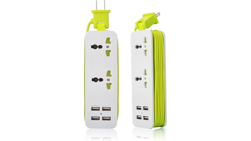Top Travel-Friendly Power Strips: Compact & Surge-Protected 4 k century surge 2 outlet 4 usb