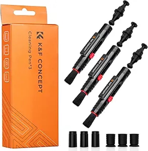 Lens Cleaning Pens Travel Sized to Keep Lenses Streak-Free 10 k f lens cleaning trio