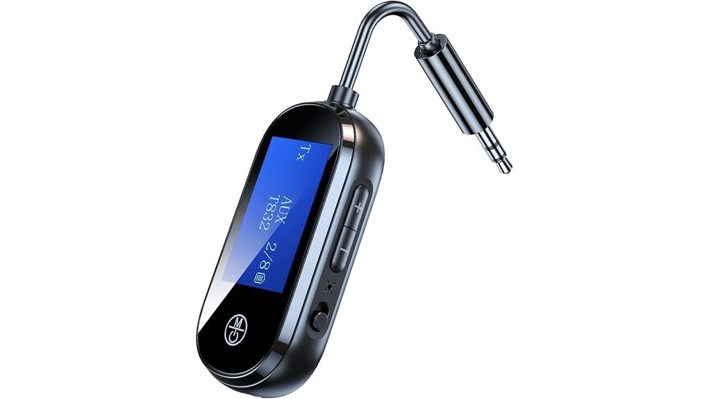 Top Airplane Bluetooth Adapters for Wired Seat Screens 10 kaiy bluetooth 2 in 1 transceiver