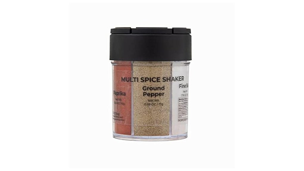 Compact Spice Containers For Travel Cooking—Leak-Proof 1 kamenstein round multi spice container