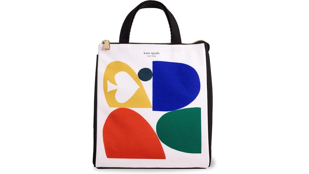 Best Travel Purses with Wipe‑Clean Linings (Spill‑Friendly) 5 katespade thermal lunch tote