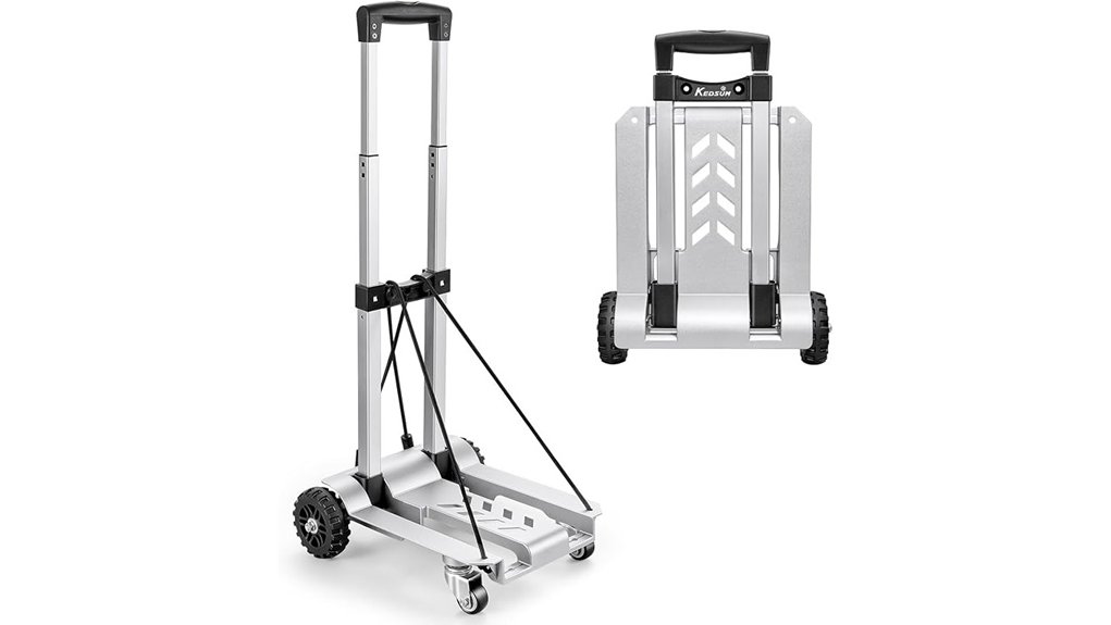 Best Fold-Flat Collapsible Luggage Carts for Heavy Bags 14 kedsum 270lb folding cart