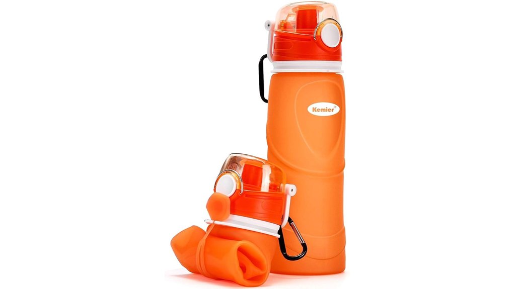 kemier 750ml collapsible silicone