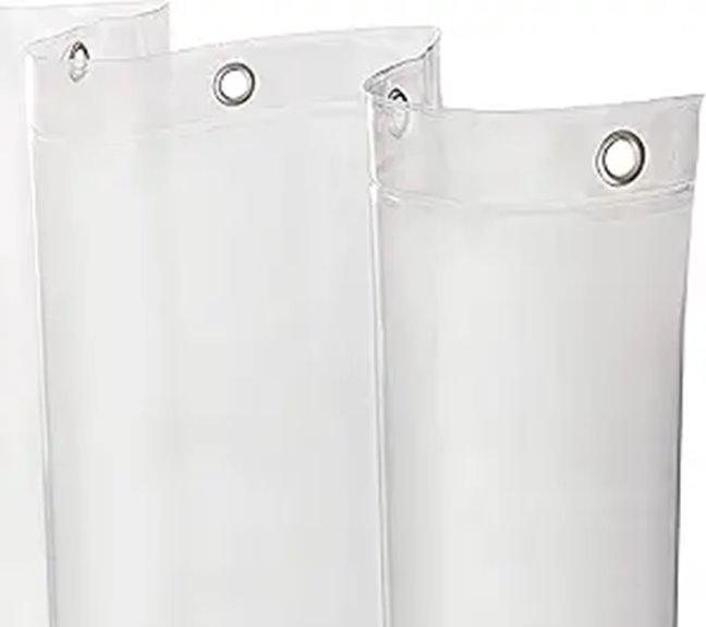 Shower Curtain Liner (Mildew-Resistant) That Keeps Mildew Away 9 kenney microban waterproof liner