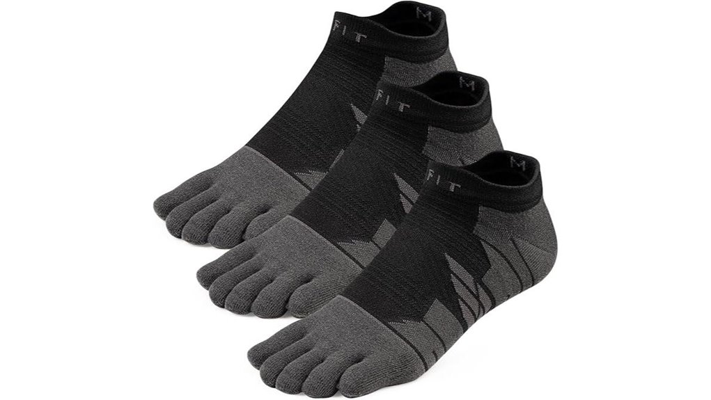 Top Toe Socks (Anti-Blister) That Keep Feet Blister-Free 9 kfit coolmax five finger socks
