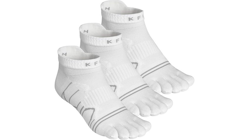Top Toe Socks (Anti-Blister) That Keep Feet Blister-Free 6 kfit five finger athletic socks