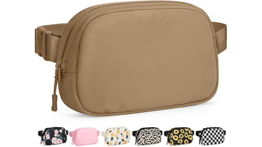 The Travel Waist Packs with Waterproof Zippers for Beach & City 9 khaki waterproof crossbody fannypack