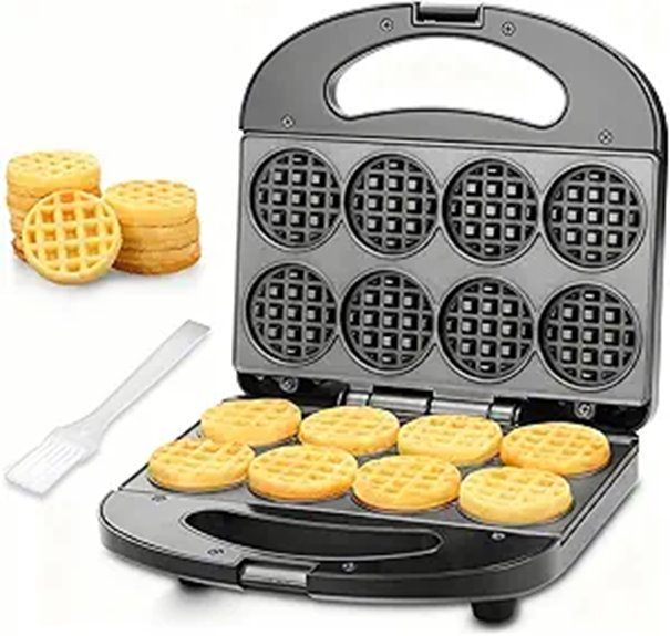 Best Waffle Maker (Mini) That Will Amaze Your Breakfast Routine 8 kid friendly mini 8x2 waffle