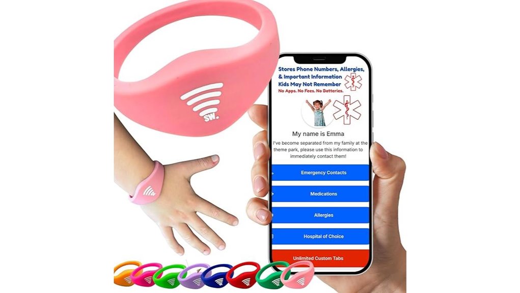 Best Child Identification Bracelets for Crowd Safety 8 kid s waterproof nfc wristband