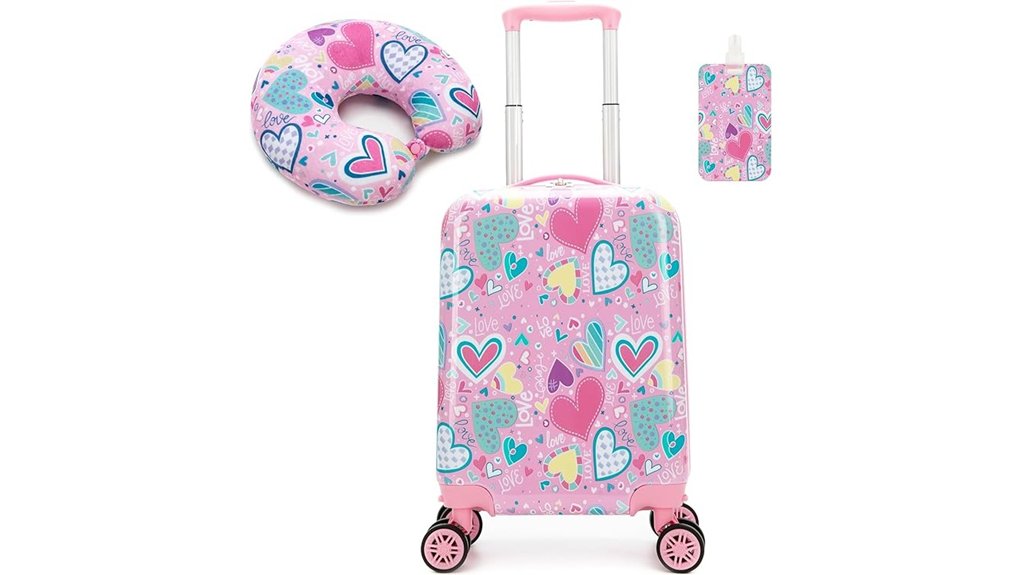 Kids Luggage That Actually Rolls Well (Not Just Cute) 7 kids 16 inch spinner luggage