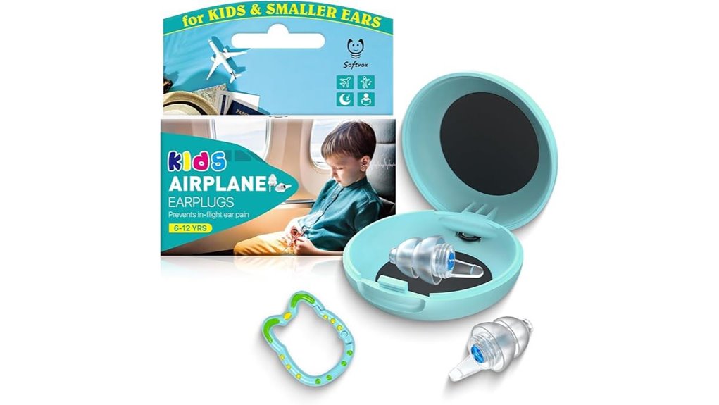 kids 25db airplane earplugs