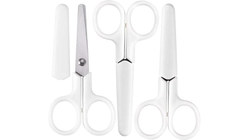TSA‑Friendly Scissors with Rounded Tips for Travel Grooming 12 kids 4 inch tsa safe