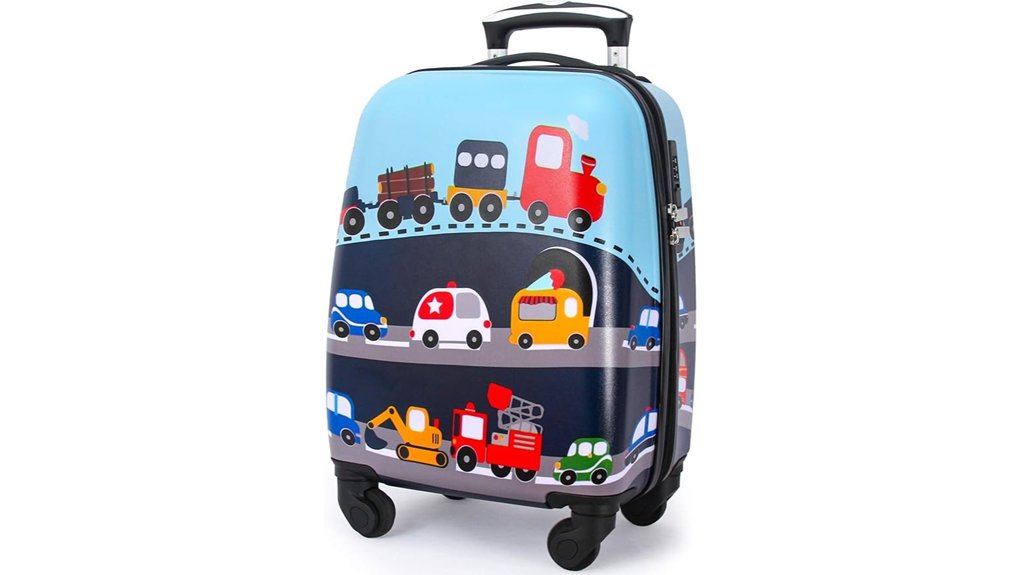 Kids Luggage That Actually Rolls Well (Not Just Cute) 10 kids 4 wheel rolling suitcase