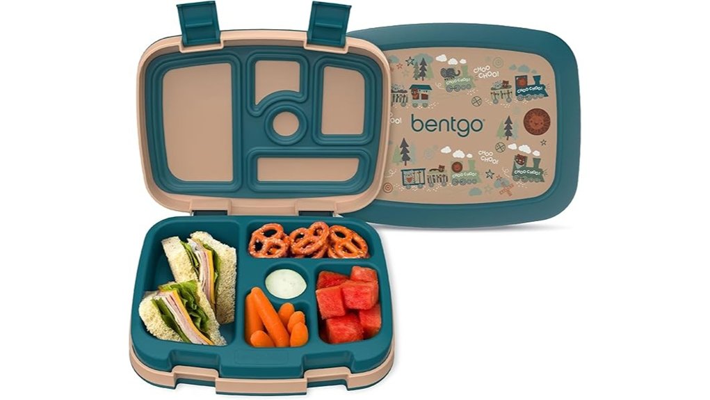 Bento Boxes with Tight Seals That Keep Food Fresh on Trains 1 kids 5 compartment leak proof bento