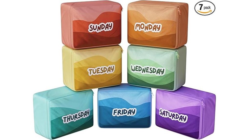 kids 7 cube daily pack