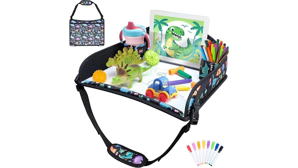 Best Lap‑Friendly Travel Activity Trays to Keep Kids Entertained 13 kids dinosaur eraser tray