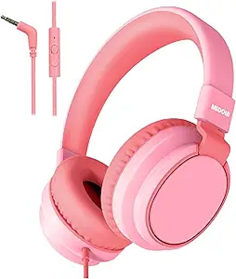 Best Toddler Headphones for Flights: Volume‑Limited & Comfy 7 kids foldable wired headphones