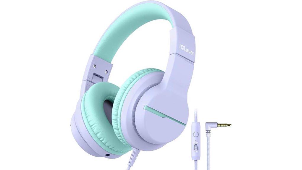 kids headphones mic limiter