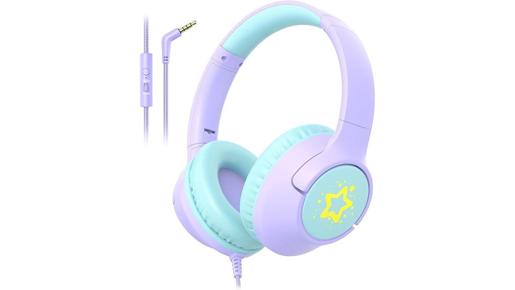 Best Kids' Travel Headphones (Volume Limited) Parents Recommend 8 kids overear wired mic