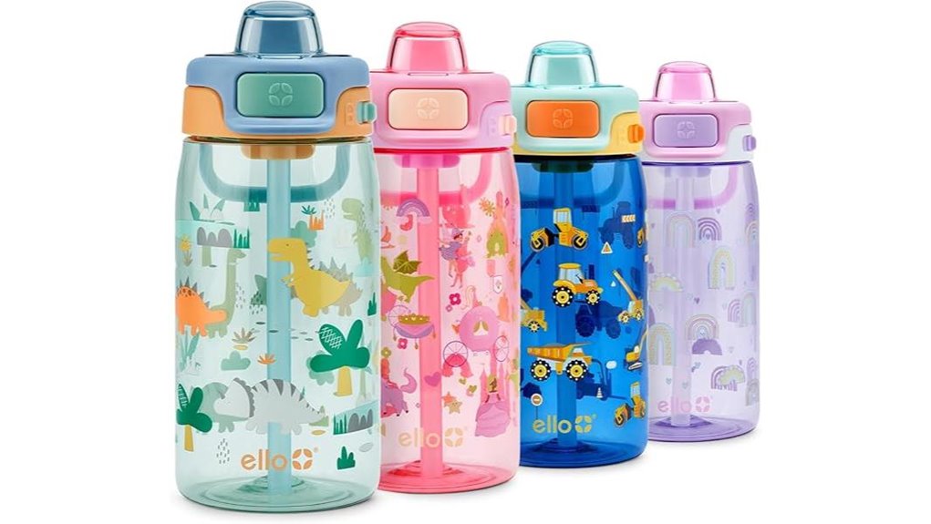 Spillproof Kids Water Bottles That Keep Travel Snacks Out 7 kids popfill 16oz bottle
