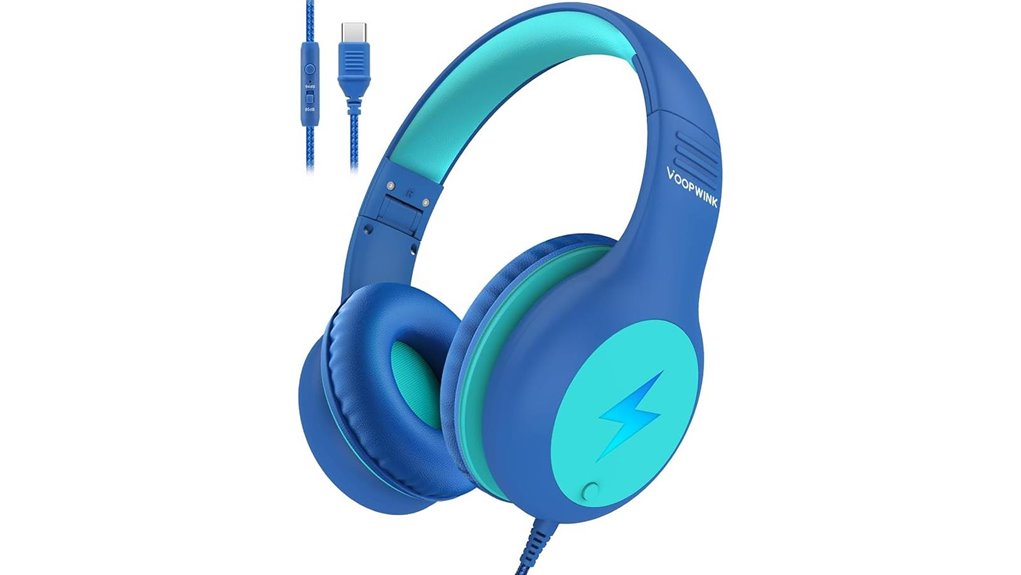 Best Kids' Travel Headphones (Volume Limited) Parents Recommend 12 kids usb c led headphones
