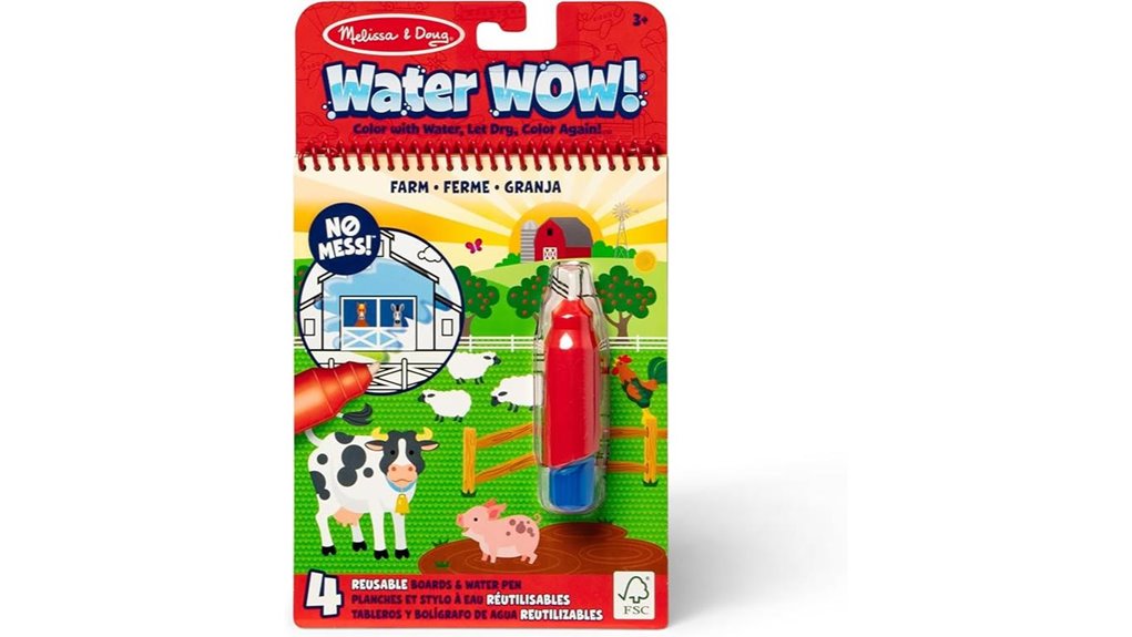 Must‑Hold Water Wow Activity Books That Keep Messes at Bay 2 kids water farm coloring