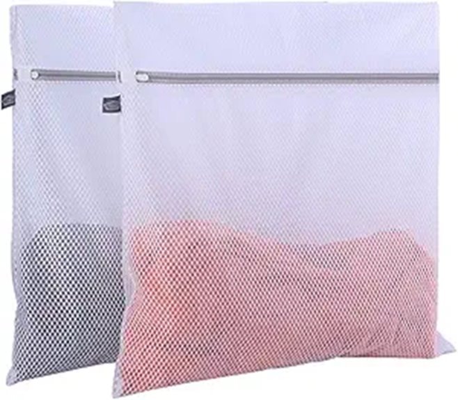 Laundry Mesh Bag (Delicates) Protects Your Delicate Garments 13 kimmama mesh white grey