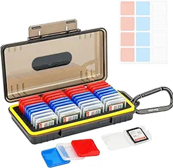 Travel-Friendly SD Card Holders That Keep Your Memories Safe 5 kiorafoto 36 card sd organizer