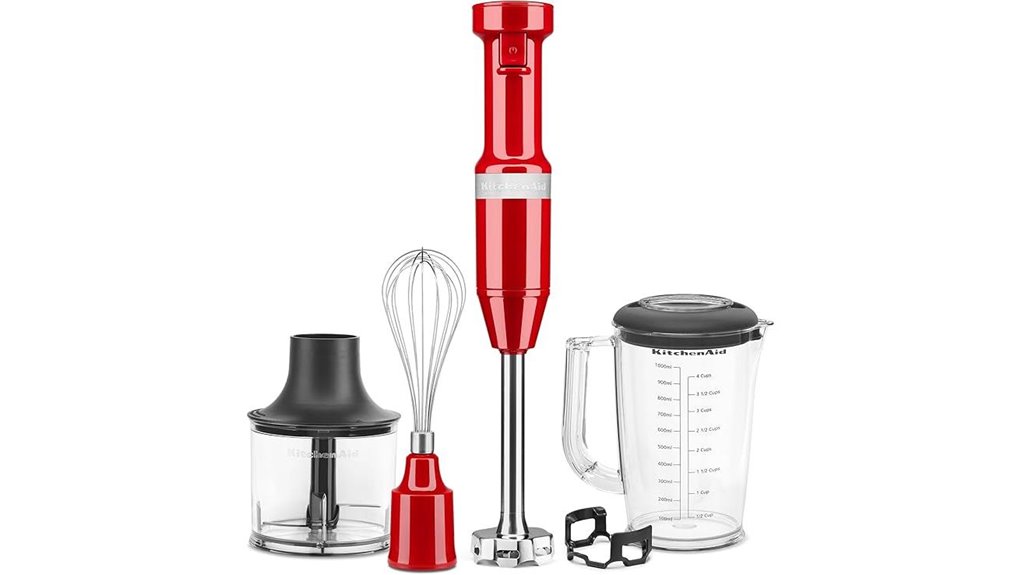 Best Immersion Blender That Will Transform Your Kitchen 13 kitchenaid red hand blender