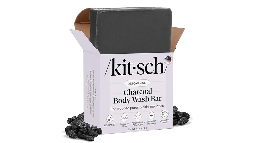 kitsch charcoal detox bodywash