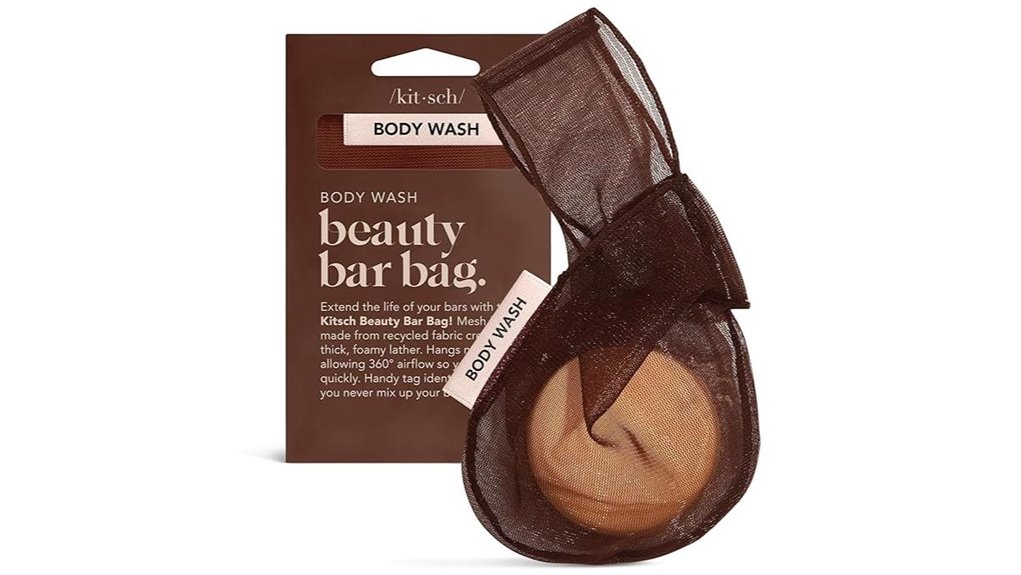 The Best Bar-Soap Pouches That Drain While Hanging 3 kitsch eco friendly mesh pouch