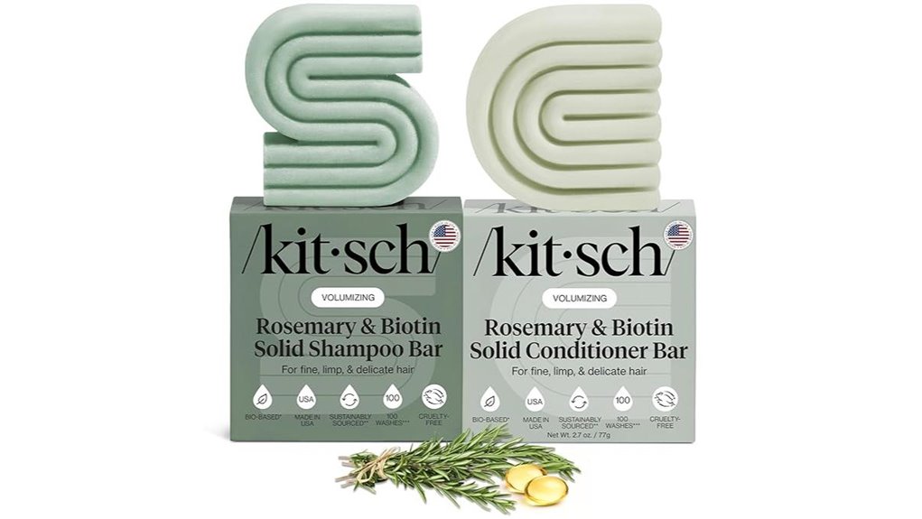 Best Solid Shampoo Bars for Hard Water (Travel Testing) 6 kitsch hair growth set
