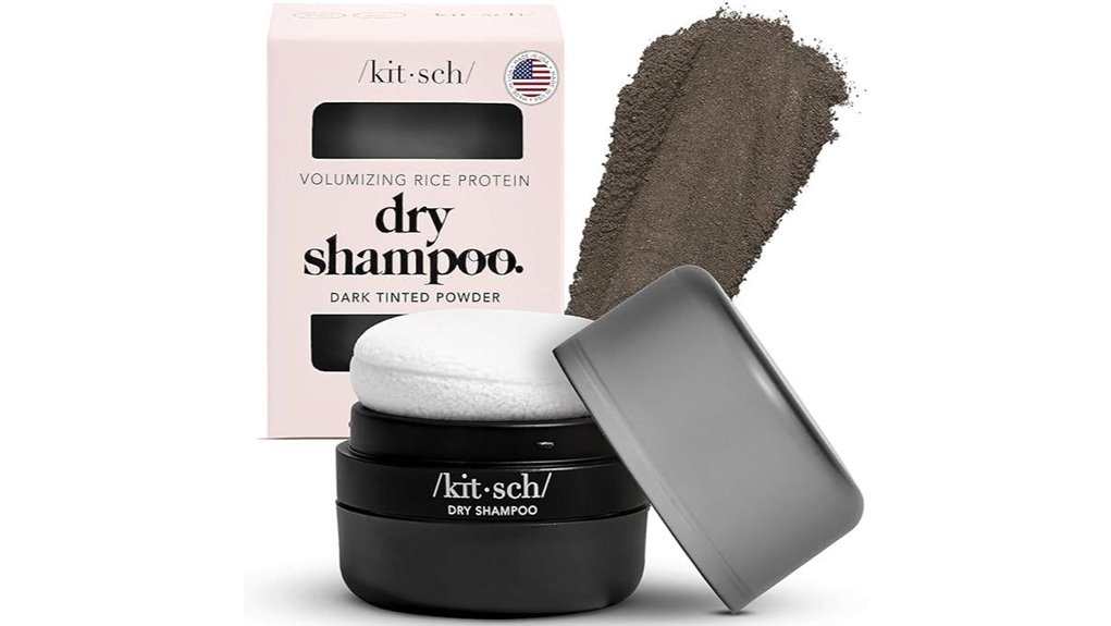 Top Dry Shampoo for Dark Hair: Ideal Travel Sizes 9 kitsch unscented rice volumizer