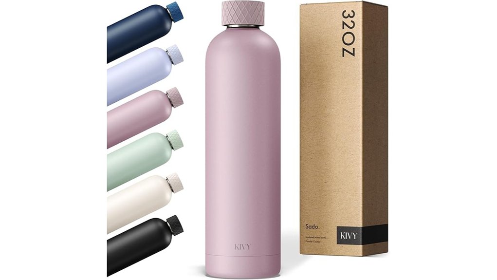 Water Bottles That Fit Backpack Side Pockets – Expert Picks 5 kivy 32oz insulated bottle