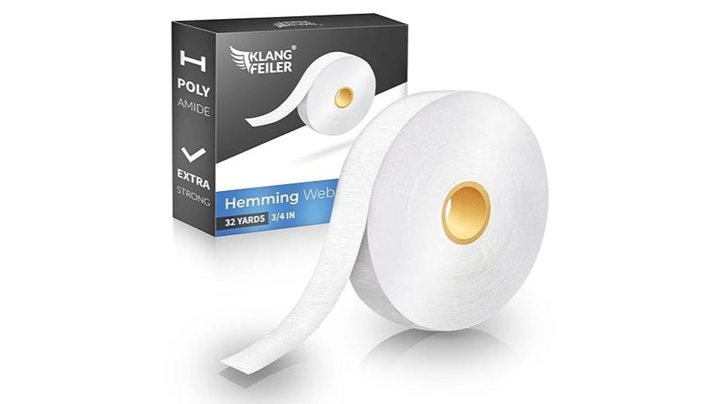 Fabric Tape for Travel Hemming – No Needle Needed 2 klangfeiler 0 75 extra strong web