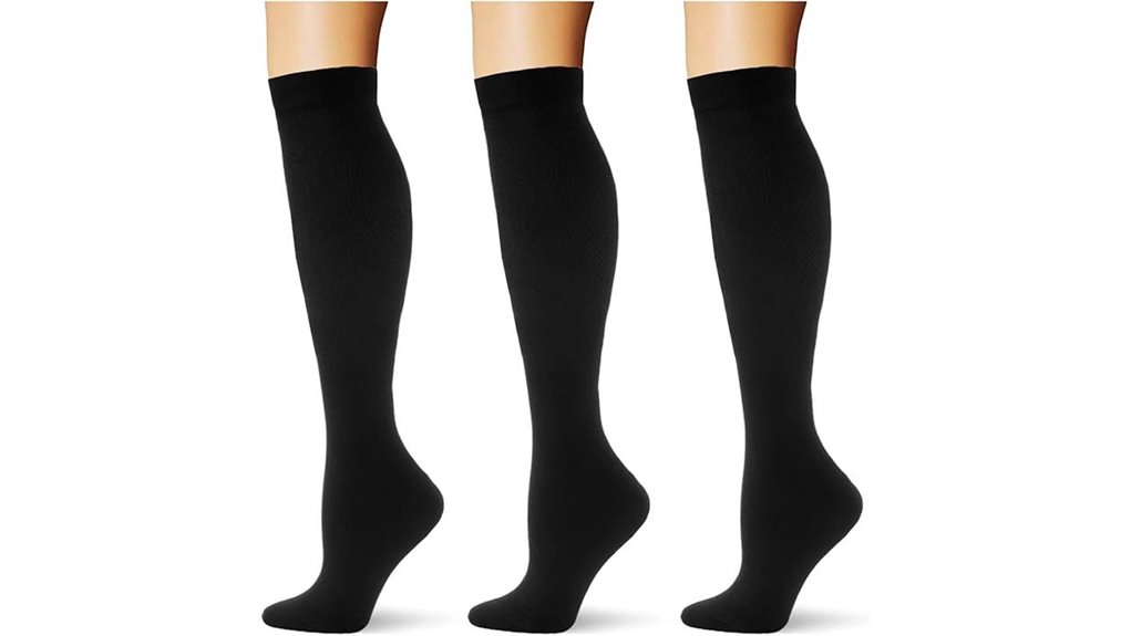 Top Compression Socks (Graduated 20-30 mmHg) for Long Journeys 6 knee high 20 30mmhg socks set