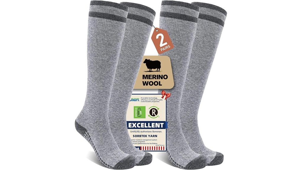 Best Travel Merino Socks That Combat Odor 13 knee high merino thermal compression