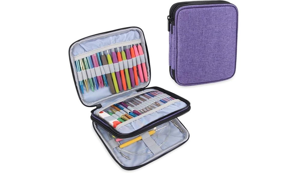 Ultimate Crochet Hook Cases That Travelers Love 14 knitting needle hook organizer