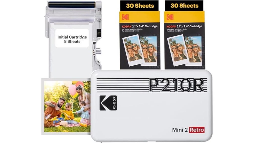 Portable Photo Printers With Bluetooth Worth Bringing Home 7 kodak retro portable printer